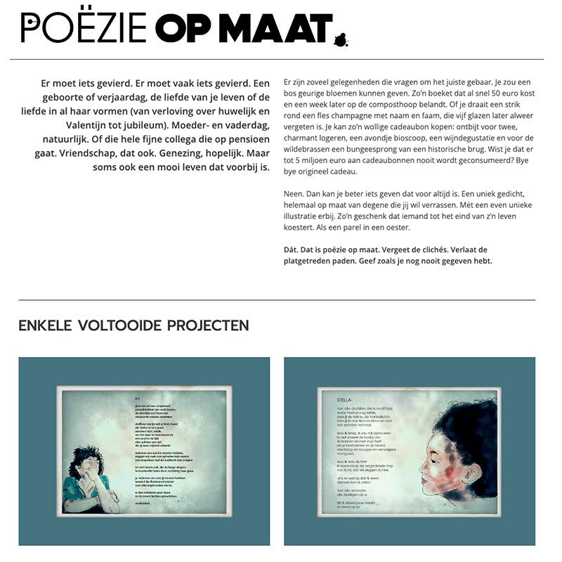 Poëzie op maat